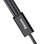 Кабель Baseus USB Cable to Lightning/microUSB/USB-C Rapid 3-in-1 1.2m Black (CAMLT-SU01): Длина 1.2 м