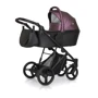 Универсальная коляска 3 в 1 Verdi Dynamic 9023-VDE-10L ECO, black/bordo pearl, черный/бордо перламутр