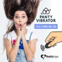 Вибратор в трусики FeelzToys Panty Vibrator Pink с пультом ДУ + сумочка-чехол
