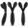 Двусторонний вибростимулятор BOSS Dual-head Massager Y-Wand Black (BS5200026)