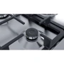 Варочная поверхность газовая Bosch PGQ7B5B90: Рабочая поверхность нержавеющая сталь