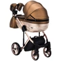 Коляска 2 в 1 Adamex Chantal Star Polar (Pink Gold) шкіра 100% Star 123 (624719): Можливість встановлення люльки є