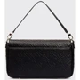 Женская сумка через плечо Guess Brightside Large Shoulder Bag черная (HWQG7580200-BLA): Фактура Стеганая, Матовая, Гладкая