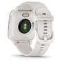 Смарт-часы Garmin Venu SQ 2 Music Peach Gold Aluminium Bezel with Ivory Case and Silicone Band (010-02700-11): Сенсорный экран есть