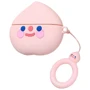 Чохол для навушників TPU Case Smile Fruits Peach 2 for Apple Airpods