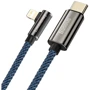 Кабель Baseus Cable USB-C to Lightning Legend Elbow 20W 2m Blue (CACS000303): Довжина 2 м