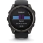 Смарт-часы Garmin Fenix 8 Solar 51mm Sapphire Carbon Grey DLC Titanium with Black/Pebble Grey Silicone Band (010-02907-11): Материал корпуса титан