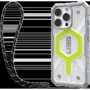 Чехол для iPhone Urban Armor Gear UAG with Trap Pathfinder Clear Magsafe Active Neon Lanyard (1144641BV01) for iPhone 16 Pro: Материалы поликарбонат и полиуретан