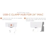 Адаптер Satechi Adapter Aluminum USB-C to USB-C+SD+3.5mm+3xUSB Silver for iMac 24 (ST-UCICHS) фото 8