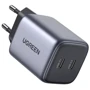 Зарядное устройство Ugreen Wall Charger 2xUSB-C CD294 45W Gray (90573): Особенности Быстрая зарядка, USB-C, Power Delivery (PD)