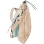 Женская сумка через плечо Laskara бежевая (LK-10238-cream-blue): Тип ручки Со съемным ремнем, Плечевой ремень, Без ручки