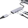 Адаптер Proove Adapter Iron Link USB-C to 2xUSB-C+2xUSB3.0+HDMI Silver (HBIL00222024) фото 5