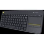 Клавіатура Logitech Wireless Touch Keyboard K400 Plus Dark (920-007147): Підключення бездротове