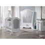 Ліжечко дитяче Micuna Alexa BIG Relax White-Silver 140x70см біло-срібляста (BIG ALEXA RELAX): Стінка, що опускається є