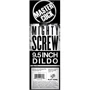 Фаллоимитатор с винтовой конструкцией Master Cock Mighty Screw 9.5 inch Dildo (чёрный)