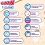 Трусики-подгузники Goo.N Premium Soft для детей 12-17 kg размер 5(XL) унисекс 72 шт. (F1010101-158-2): Количество в упаковке, шт 72