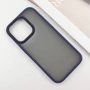 Чехол для iPhone Mobile Case TPU+PC Metal Buttons Blue for iPhone 16 Pro Max: Тип чехла накладка на заднюю часть