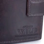 Мужской кошелек Always Wild темно-коричневый (DNKD1072L-MCR-black): Формат кошелька Вертикальный