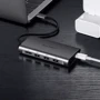 Адаптер Ugreen Adapter CM121 USB-C to USB-C+3xUSB3.0+HDMI+RJ45+SD Gray (50538) фото 7