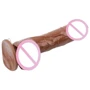 Реалистичный вибратор на присоске GHISA JEFF STRYKER 8.9" Vibrating Dildo - Brown, 291659