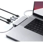 Адаптер Satechi Adapter Mini Dual USB-C to 2xUSB3.0+2xUSB-C+RJ45+3.5mm Silver (ST-UCPHMIS): Інтерфейс підключення USB-C