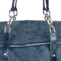 Женская сумка тоут Laskara синяя (LK10190-blue-duo): Застежка Молния