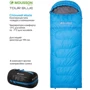 Спальный мешок MOUSSON TOUR R BLUE: Тип одеяло с капюшоном