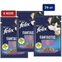 Вологий корм FELIX Fantastic для дорослих котів шматочки в желе з ягнятком 26х85 г (7613039838969)