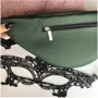 Жіноча поясна сумка Sambag Hoso MSH зелена (82111007): Фактура Матовая, Зернистая