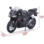 Модель мотоцикла Maisto 1:12 Honda CBR 1000RR black (31101-6): Масштаб 1:12