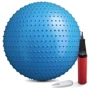 Мяч для фитнеса Hop-Sport 65 cм HS-R065GB blue + насос
