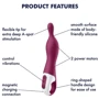 Вибратор для точки А Satisfyer A-Mazing 1 Berry
