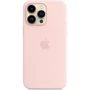 Чехол для iPhone Apple Silicone Case with MagSafe Chalk Pink (MPTT3) for iPhone 14 Pro Max: Цвет розовый