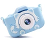 Цифровий дитячий фотоапарат Baby Photo Camera Cartoon Cat blue