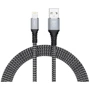 Кабель T-PHOX USB Cable to Lightning Jagger 1m Grey (T-L814 grey)