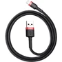 Кабель Baseus USB Cable to Lightning 2.4A 50cm Red/Black (CALKLF-A19) фото 3
