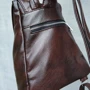 Женский рюкзак Monsen коричневый (10Ko1113-brown): Фактура Зернистая, Матовая