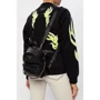 Женский рюкзак Michael Kors Slater XS CNV MSGR Backpack черный (30T0G04B0L001): Тип ручки На цепочке, Плечевой ремень, Короткая ручка