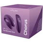 Смарт-вібратор для пар We-Vibe Chorus Purple, сенсорне керування вібраціями стисненням пульта