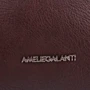 Жіноча сумка через плече Amelie Galanti темно-коричнева (A991458-coffee): Фактура Зерниста, матова