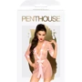 Прозрачный эротический халат Penthouse MIDNIGHT MIRAGE (белый, XL)