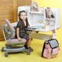 Парта SingBee Q-Assembly U Pink + Книжная стеллаж SBS-613 (SBS-603-PK + SBS-613): Ширина, см 70