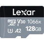 Карта памяти Lexar 128GB microSDXC Class 10 UHS-I U3 V30 A2 Professional 1066x + adapter (LMS1066128G-BNANG): Тип карты MicroSDXC