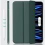 Аксесуар для iPad BeCover Tri Fold Soft TPU Silicone Dark Green для iPad Pro 11 M4 2024 (711746): Особливості Складывается в подставку, Надежная защита от царапин и загрязнений, Удобно держать в руке, Стильный внешний вид, Стильный дизайн, Приятен на ощупь