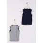 Майка H&M 51574761 92 см разноцветная (2 шт.): Пол Мальчик