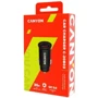 Зарядное устройство Canyon Car Charger USB-C+USB C-20-03 30W Black (CNS-CCA20B03): Кабель в комплекте отсутствует