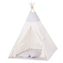 Детская палатка Springos Tipi XXL вигвам бело-серая (TIP03)