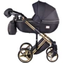 Коляска 2 в 1 Adamex Lucianо Polar (Gold) Y117 черный в точку (622793): Тип коляски универсальная коляска (2-в-1)
