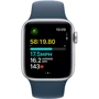 Apple Watch SE 2 2023 40mm GPS Silver Aluminum Case with Storm Blue Sport Band - S/M (MRE13) UA: Вбудована пам'ять 32 ГБ
