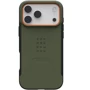 Чехол для iPhone Urban Armor Gear UAG Civilian Magsafe Olive/Orange (114546117297) for iPhone 17 Pro Max
